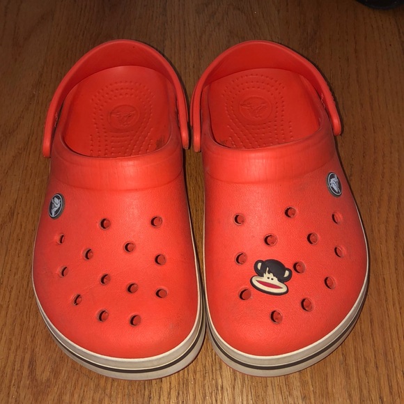 dark orange crocs